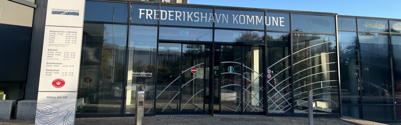 Indgangsparti Frederikshavn Rådhus