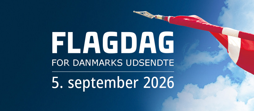 Banner for Flagdag den 5. september 2026 med dansk flag
