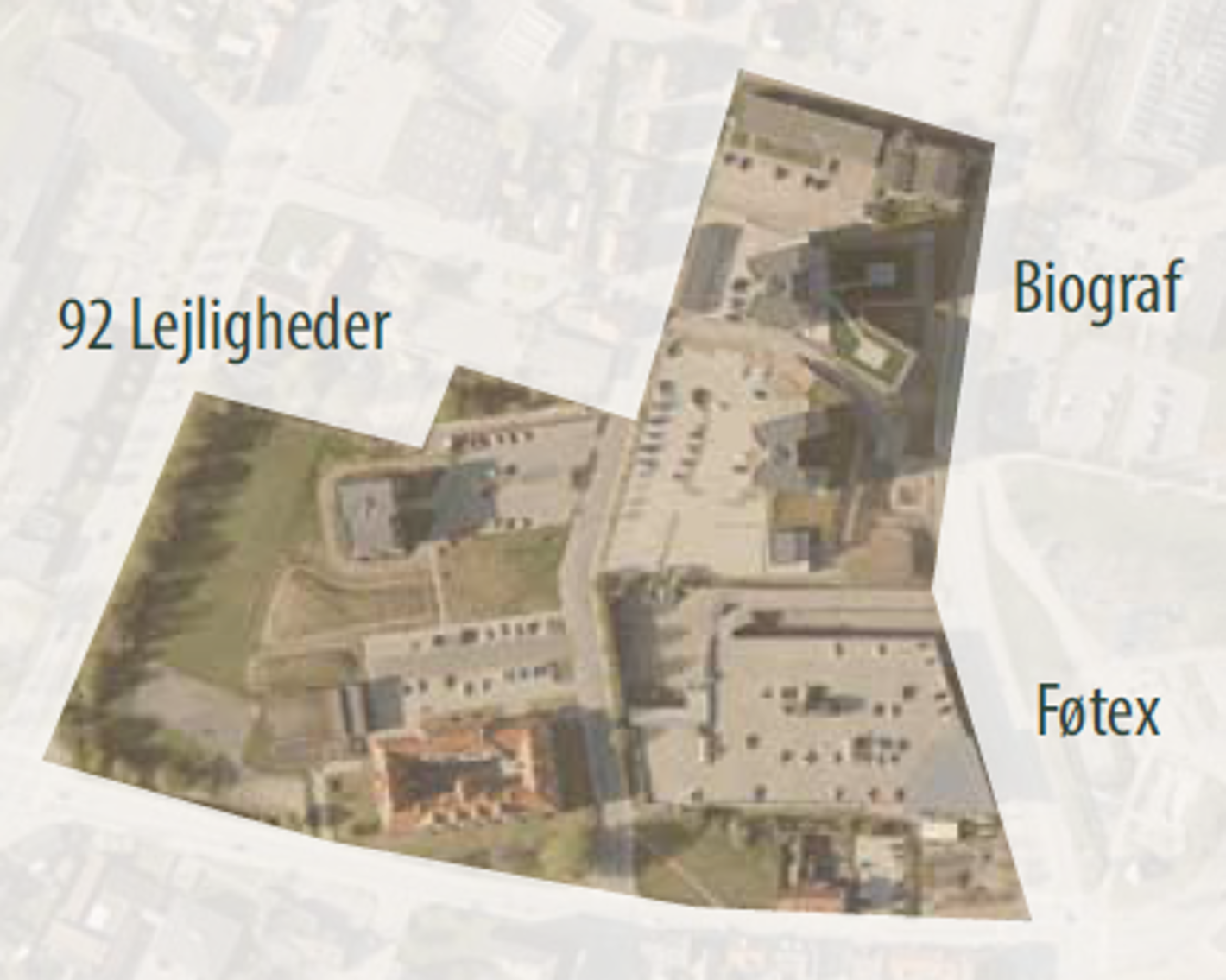 Luftfoto over Værkergrunden i Frederikshavn